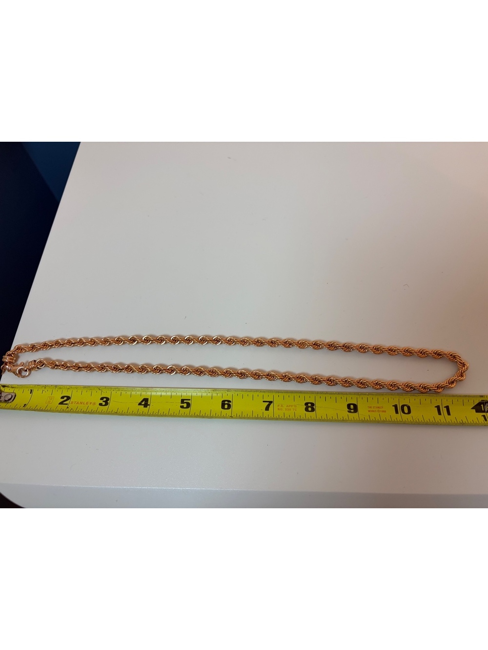 Bronze Rope Chain Necklace Made in Italy